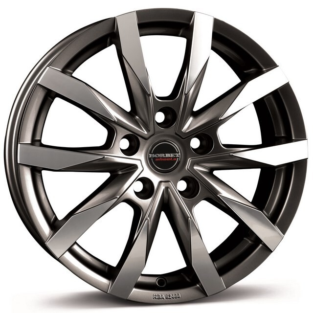 Литі диски Borbet CW5 R16 W6.5 PCD5x130 ET66 DIA9.1 (mistral anthracite glossy)