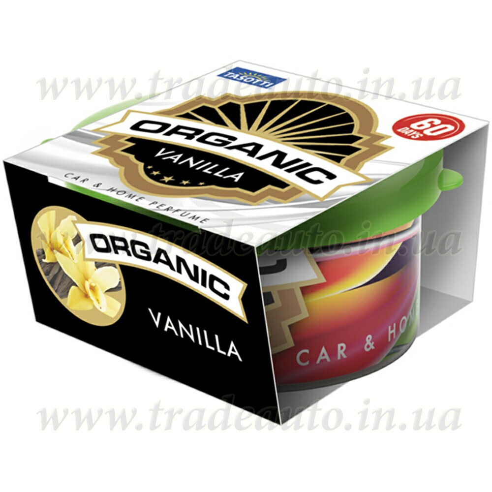 Ароматизатор консерва Tasotti Organic Vanilla (Ваніль) 42g-зображення-1