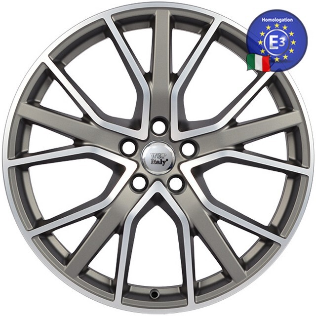 Литі диски WSP Italy Audi (W571) Alicudi R20 W8.5 PCD5x112 ET43 DIA66.6 (matt gun metal polished)