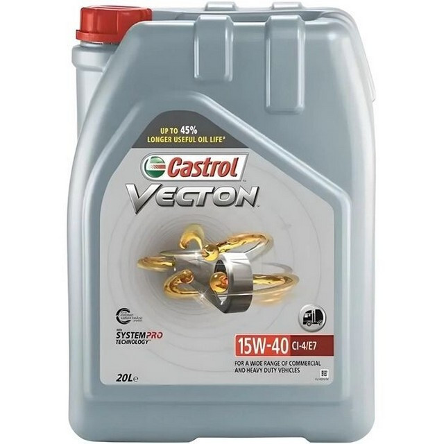 Моторна олія CASTROL Vecton 15W40 CI-4/E7 (20л.)