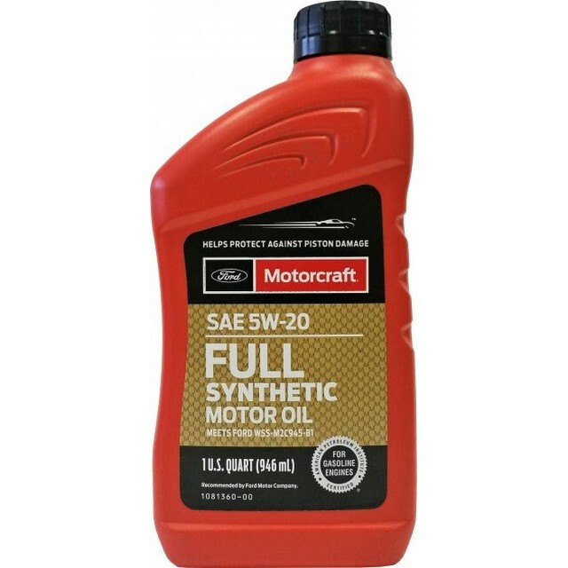 Моторна олія MOTORCRAFT 5W-20 Full Synthetic Motor Oil (1qt = 0,946л.).