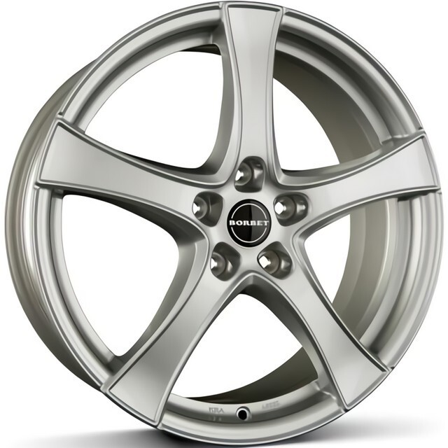 Литі диски Borbet F2 R18 W7.5 PCD5x112 ET44 DIA66.6 (silver)