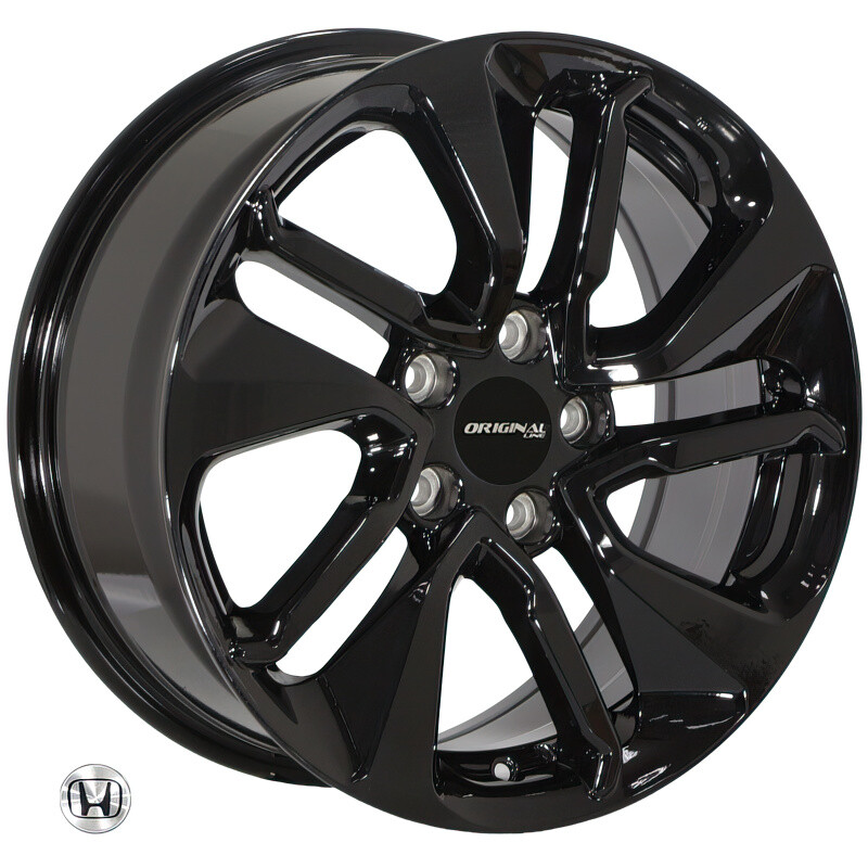 Литі диски ZF TL0587 R17 W7.5 PCD5x114.3 ET45 DIA64.1 (black)-зображення-1