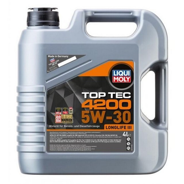Моторна олива Liqui Moly TOP TEC 4200 5W-30 (Каністра 4л.)-зображення-1