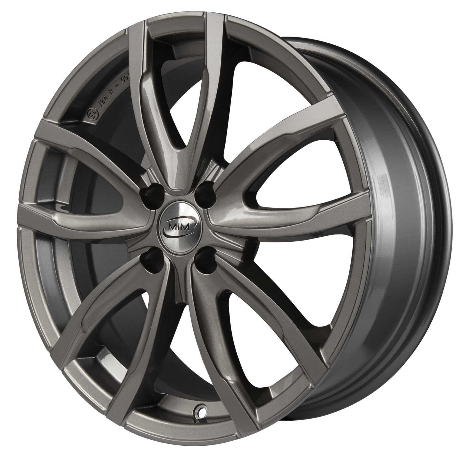 Литі диски MIM Evo001 R17 W7.5 PCD5x112 ET27 DIA66.6 (grey)-зображення-2