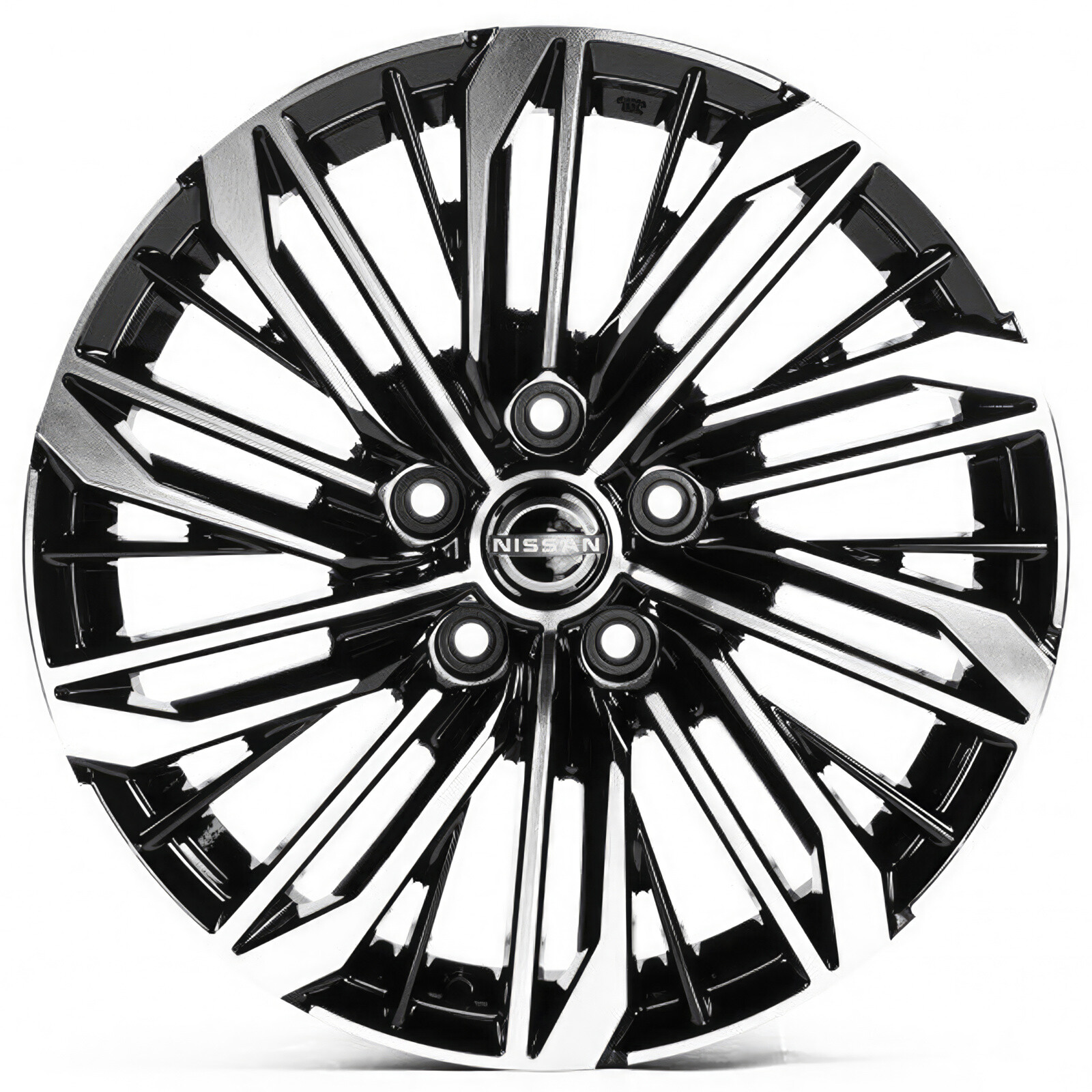 Литі диски Replica Nissan (NS17509) R17 W7.5 PCD5x114.3 ET45 DIA66.1 (gloss black machined face)