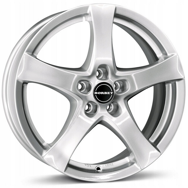 Литі диски Borbet F R15 W6 PCD4x108 ET37.5 DIA63.4 (brilliant silver)-зображення-1