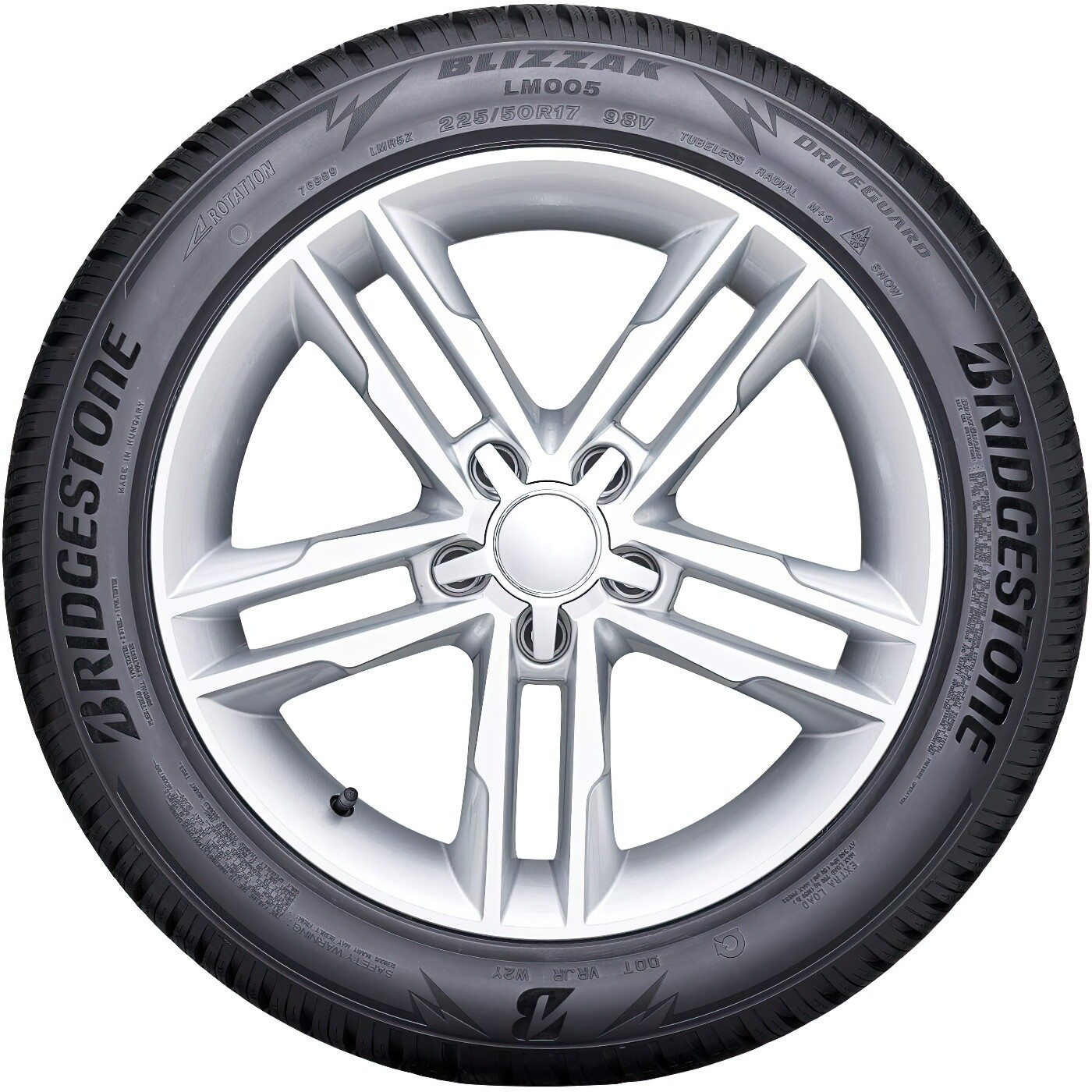 Зимові шини Bridgestone Blizzak LM005 205/60 R16 92H Зимові шини Bridgestone Blizzak LM005 205/60 R16 92H-зображення-3