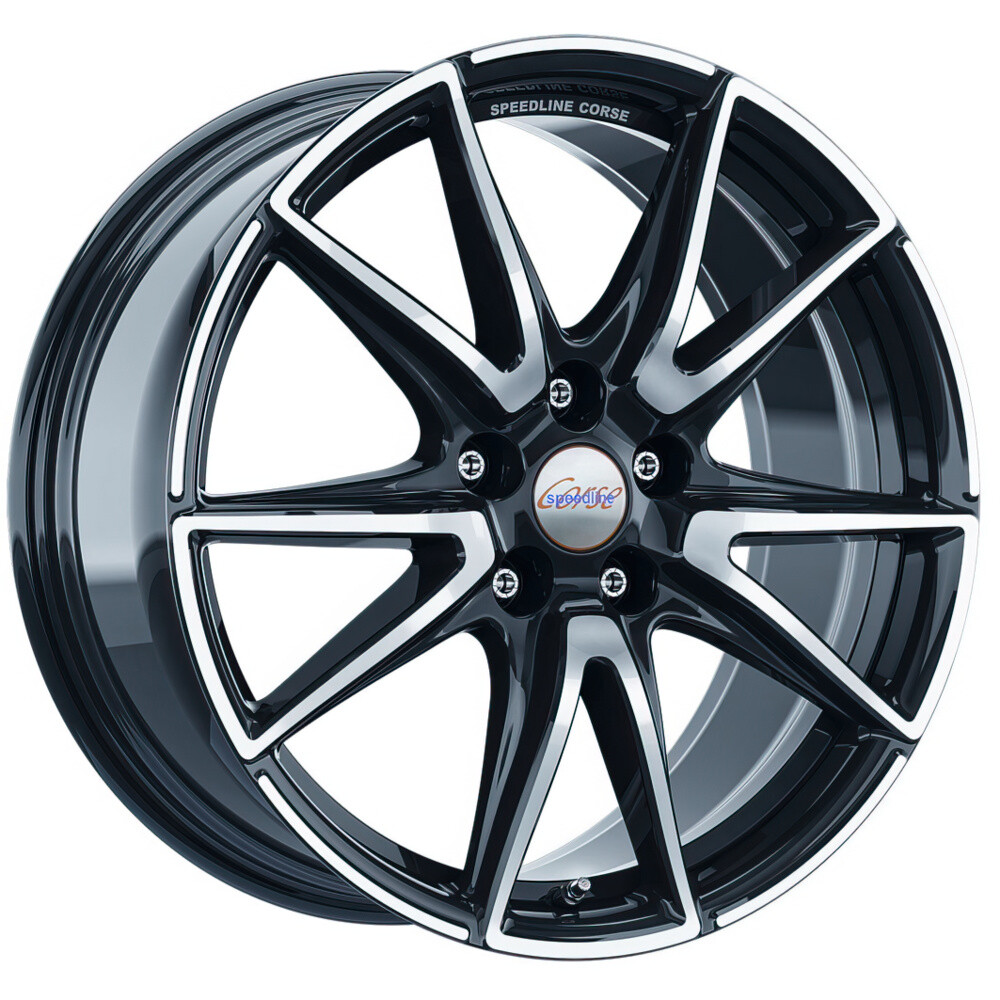 Литі диски Speedline SL6 Vettore R19 W8.5 PCD5x112 ET21 DIA66.6 (jet black)-зображення-1