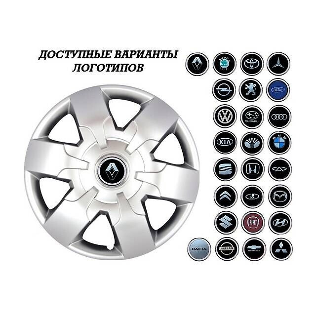 Ковпак колісний SJS 413 R16 (Reno)-зображення-1