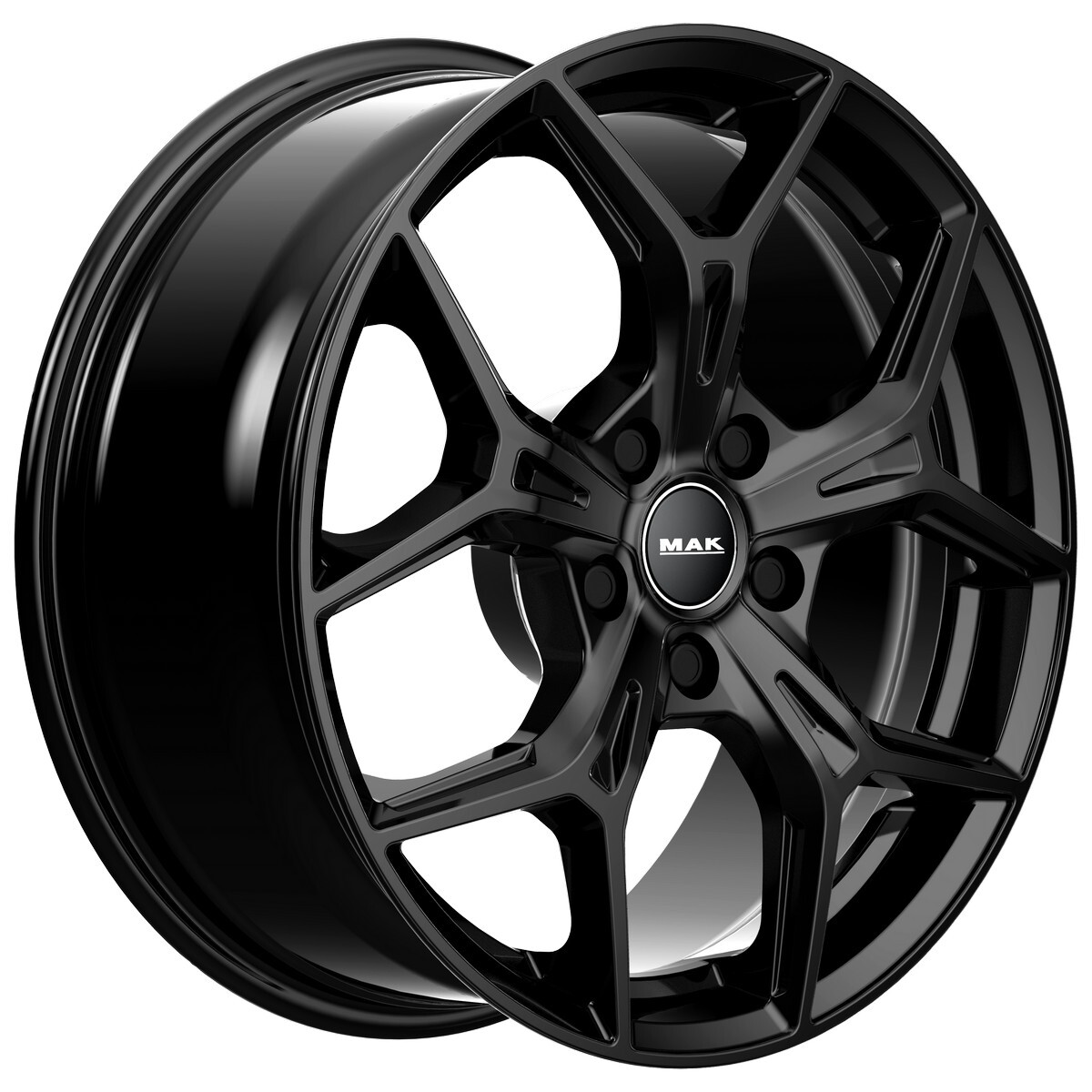 Литі диски Mak Epica R17 W7 PCD5x114.3 ET48.5 DIA67.1 (gloss black)-зображення-2