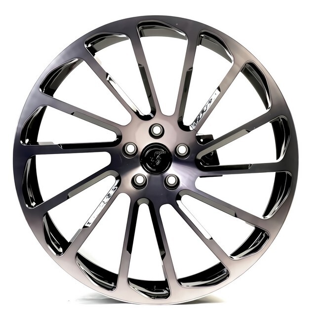 Литі диски WS Forged WS-55M R21 W9.5 PCD5x112 ET36 DIA66.6 (gloss black dark machined face)-зображення-1