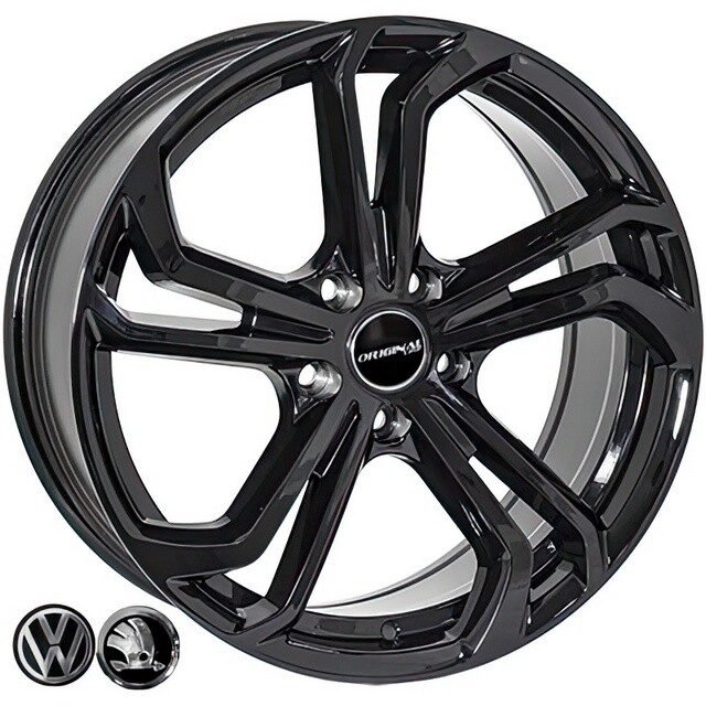 Литі диски ZW BK5620 R17 W7.5 PCD5x112 ET45 DIA57.1 (black)