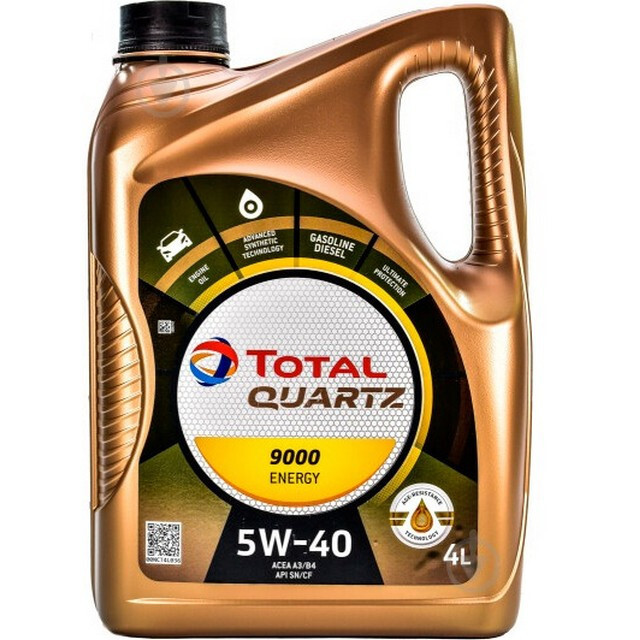 Моторне масло Total Quartz 9000 5W-40 (4л.)-зображення-1