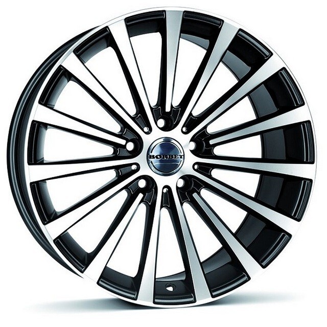 Литі диски Borbet BLX R19 W8.5 PCD5x114.3 ET40 DIA70.5 (matt black polished)