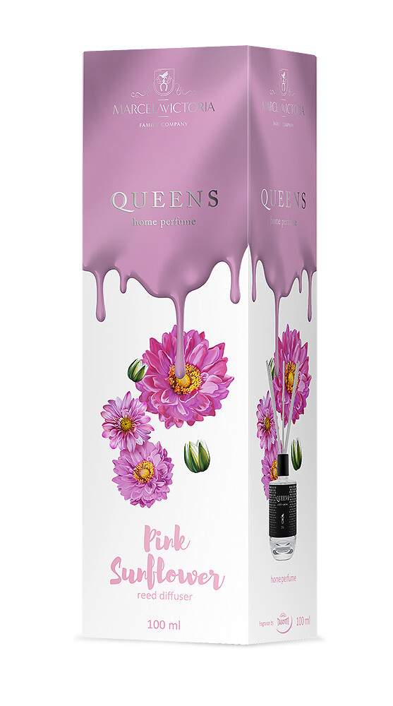 Аромодифузор MarcelaVictoria Queens White Pink Sunflower (Рожевий соняшник) 100ml Аромодифузор MarcelaVictoria Queens White Pink Sunflower (Рожевий соняшник) 100ml