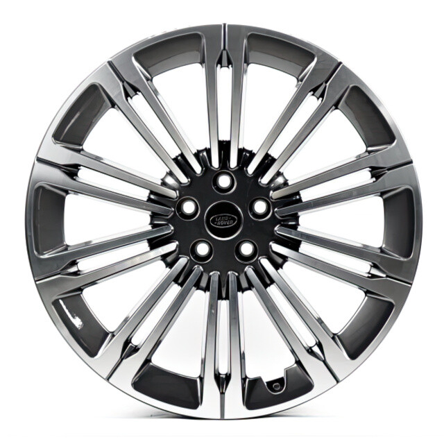 Литі диски Replica Land Rover (LR7163) R23 W9.5 PCD5x120 ET42.5 DIA72.6 (dark grey machined gun metal)