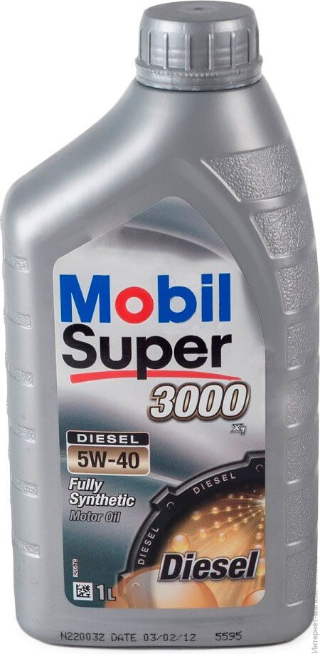 Моторне масло Mobil Super 3000х1 Diesel 5W-40 (1л.)