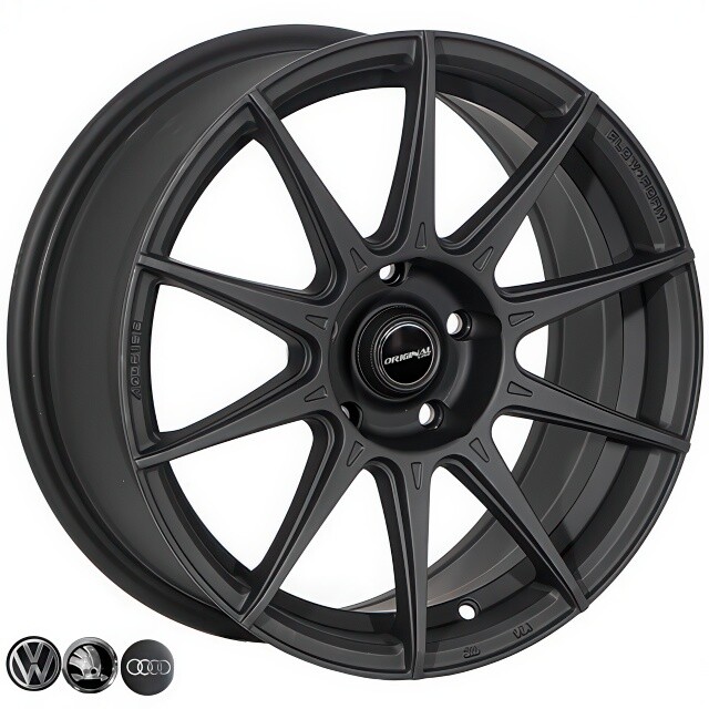 Литі диски ZW YA3937 R16 W7 PCD5x112 ET35 DIA67.1 (BLKM)