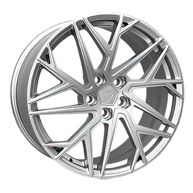 F-1054L satin silver Литі диски Vissol F-1054L R20 W8.5 PCD5x120 ET47 DIA72.6 (satin silver)