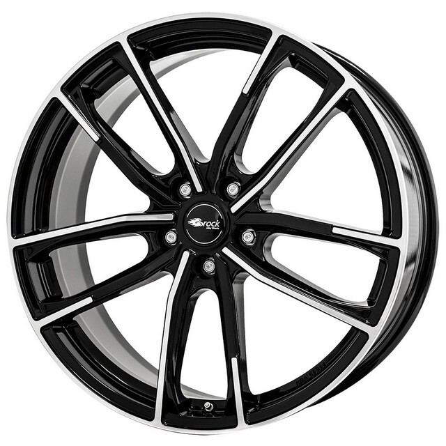 Литі диски Brock B38 R19 W8 PCD5x108 ET45 DIA72.6 (black polished)-зображення-1