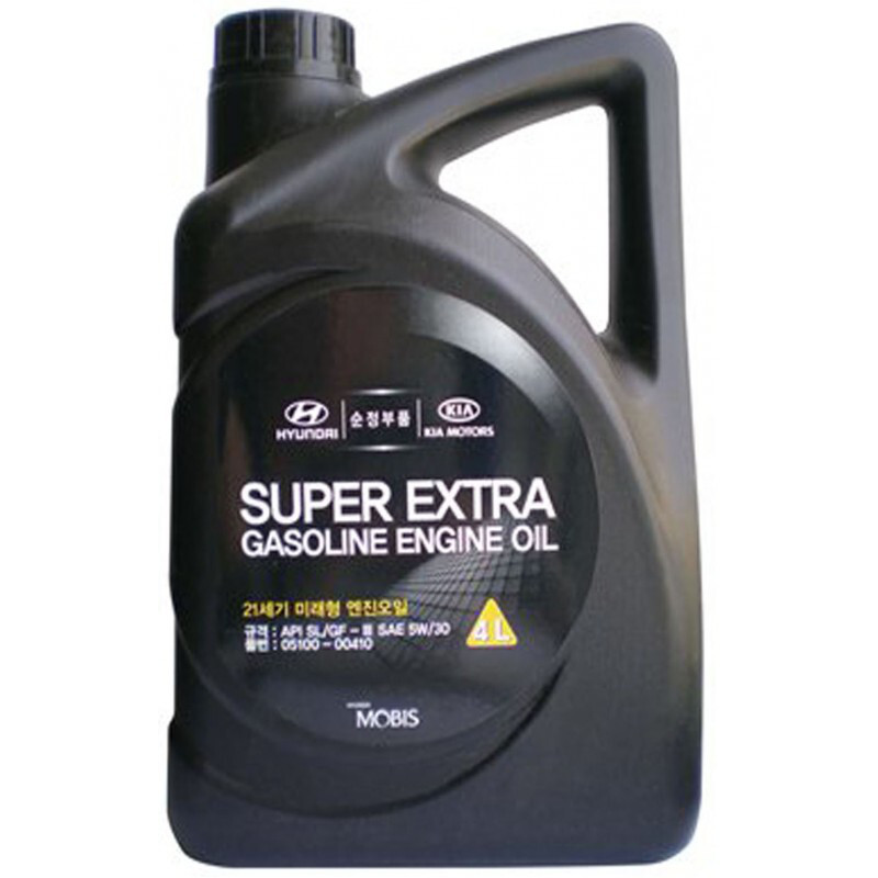 Моторне масло Hyundai/Kia Super Extra Gas SL/GF-3 5W-30 (4л.)