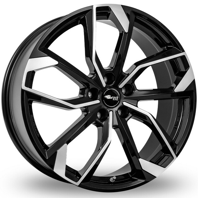 Литі диски RC Design RC-34 R19 W7.5 PCD5x108 ET50.5 DIA63.4 (black polished)-зображення-1