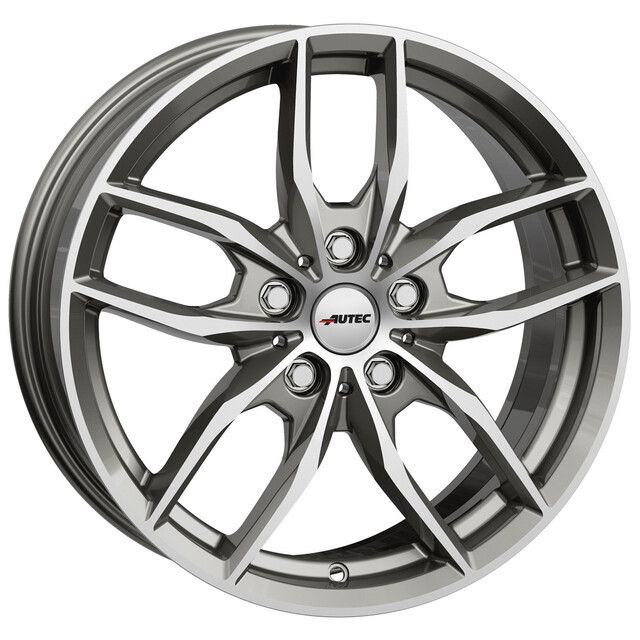 Литі диски Autec Bavaris R17 W7.5 PCD5x112 ET30 DIA66.6 (titan silver polished)-зображення-1