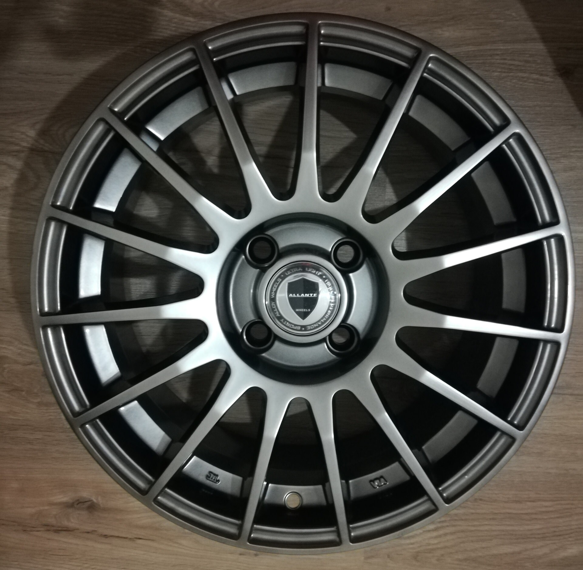 Литі диски Allante 184 R15 W6.5 PCD4x98 ET35 DIA58.6 (HB)-зображення-2