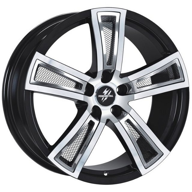 Литі диски Fondmetal Tech 6 R17 W7.5 PCD5x108 ET45 DIA67.1 (black polished)-зображення-1