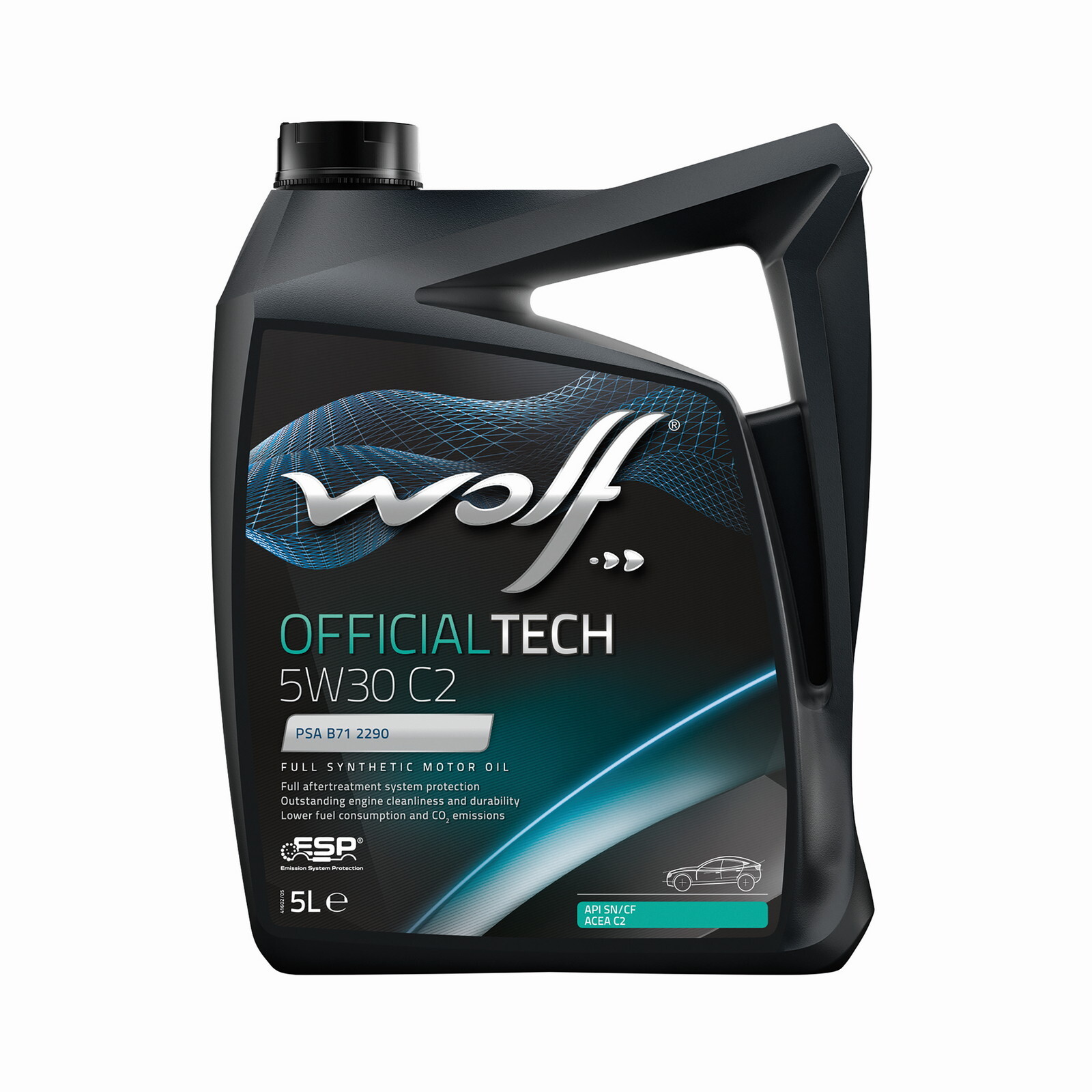 Моторна олива Wolf Officialtech C2 5W-30 (5л.)