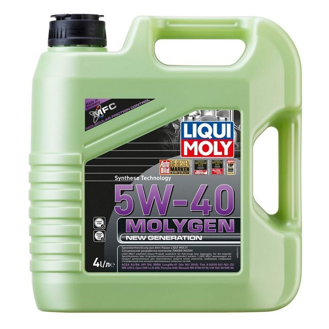 Олива моторна Liqui Moly Molygen New Generation 5W-40 (Каністра 4л.)-зображення-1