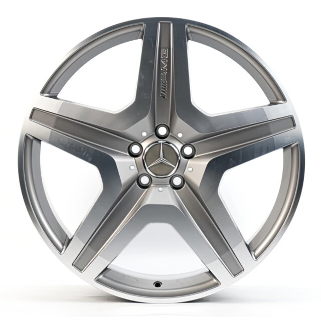 Ковані диски Replica Forged Mercedes (MR706C) R21 W9 PCD5x112 ET53 DIA66.6 (matt graphite machined face)-зображення-1