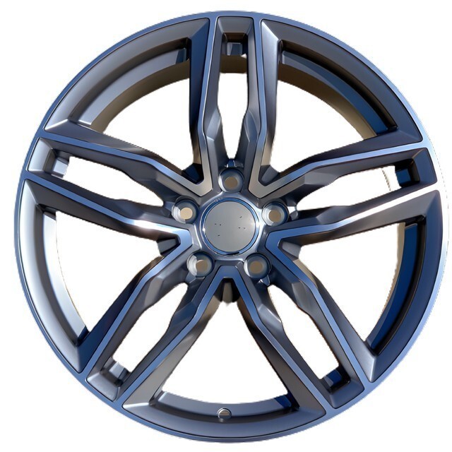 Литі диски Replica Audi (A1126) R19 W8.5 PCD5x112 ET35 DIA66.6 (gun metal machined face)-зображення-10
