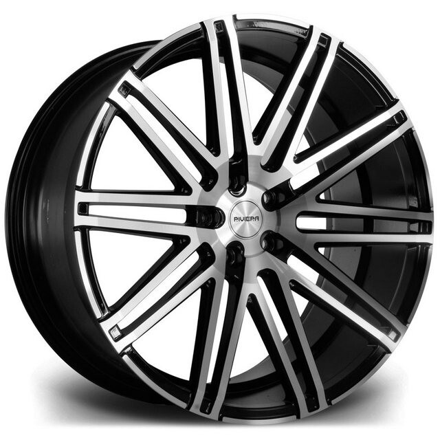 Литі диски Riviera RV120 R22 W9 PCD5x114.3 ET15 DIA74.1 (black polished)-зображення-1