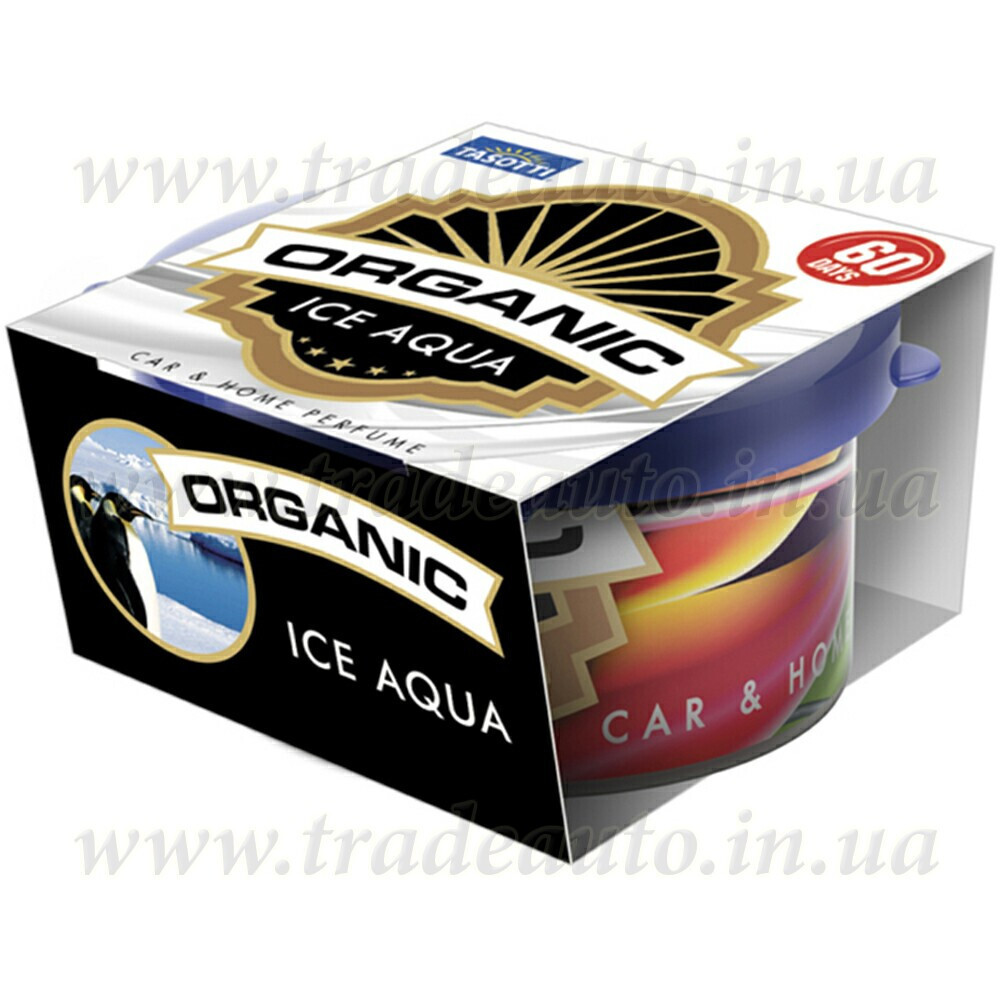 Ароматизатор консерва Tasotti Organic Ice Aqua (Крижана Вода) 42g