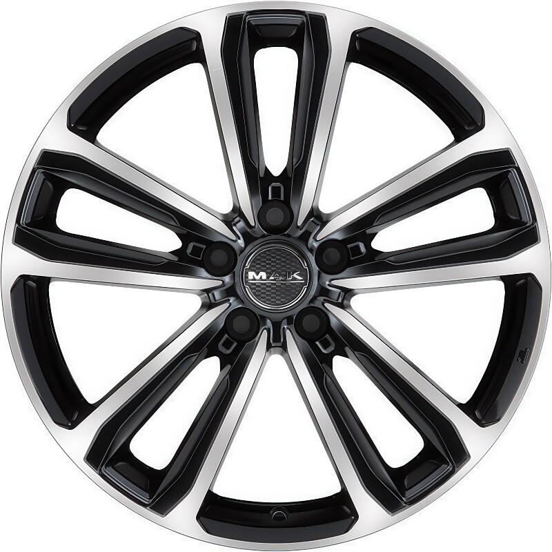 Литі диски Mak Magma R15 W6 PCD4x100 ET45 DIA72 (black polished)