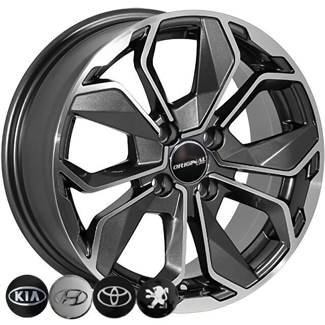 Литі диски Replica Hyundai (6362) R15 W6.5 PCD4x100 ET38 DIA67.1 (MKP)