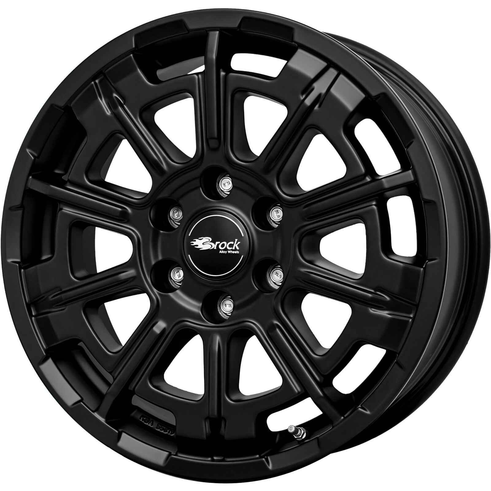 Литі диски Brock B45 R18 W7.5 PCD6x139.7 ET33 DIA100.1 (black)