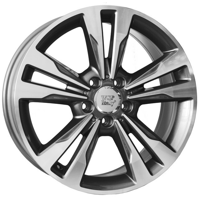 Литі диски WSP Italy Mercedes (W772) Apollo R18 W7.5 PCD5x112 ET52 DIA66.6 (anthracite polished)-зображення-1