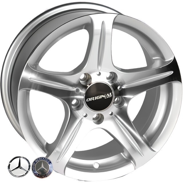 Литі диски Replica Mercedes (145) R15 W7 PCD5x112 ET35 DIA66.6 (SP)-зображення-4