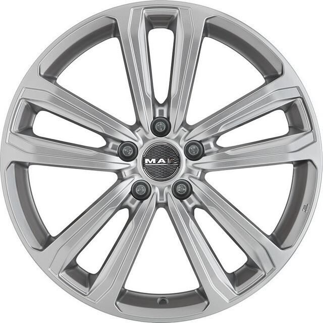 Литі диски Mak Magma R17 W7.5 PCD5x114.3 ET48 DIA76.1 (silver)