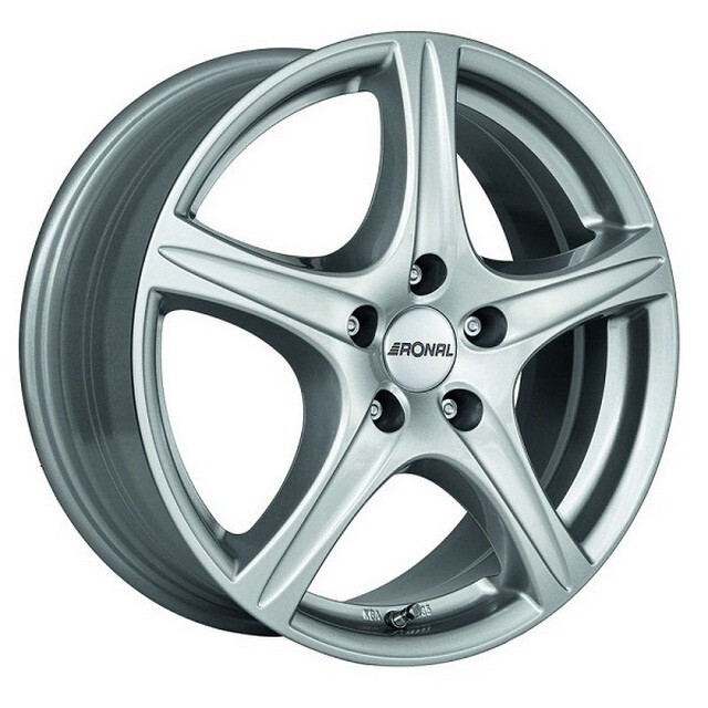 Литі диски Ronal R56 R15 W6 PCD4x114.3 ET40 DIA76 (crystal silver)-зображення-1