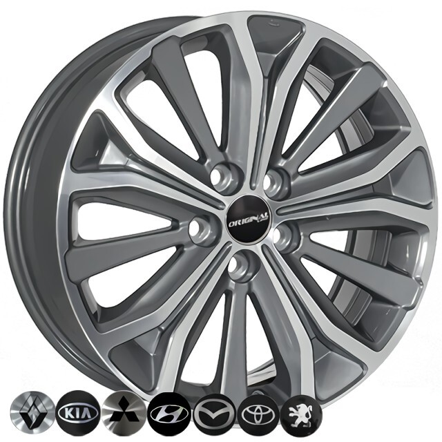 Литые диски ZF TL0246N R18 W7 PCD5x114.3 ET38 DIA67.1 (GMF)