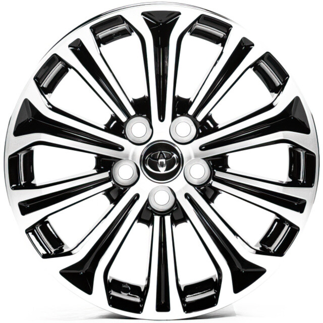Литі диски Replica Toyota (TY1091) R15 W6 PCD5x100 ET40 DIA54.1 (black machined face)
