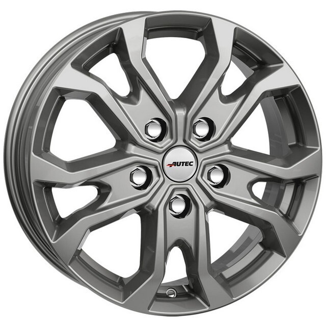 Литі диски Autec Kiso R16 W6.5 PCD5x112 ET52 DIA66.6 (titan silver)-зображення-1