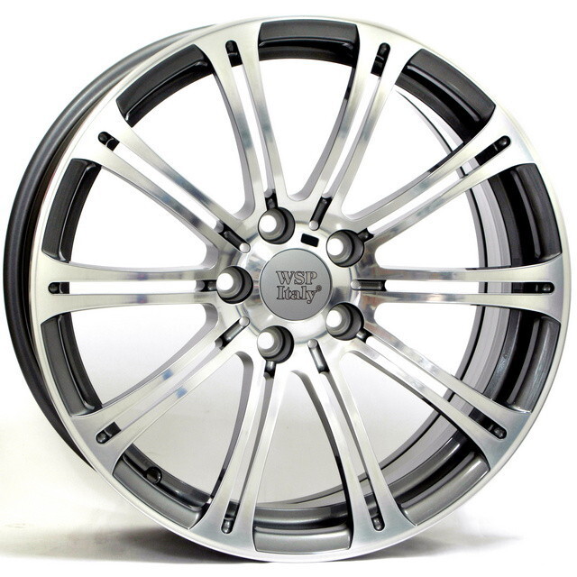 Литі диски WSP Italy BMW (W670) M3 Luxor R19 W9.5 PCD5x120 ET17 DIA74.1 (anthracite polished)-зображення-1