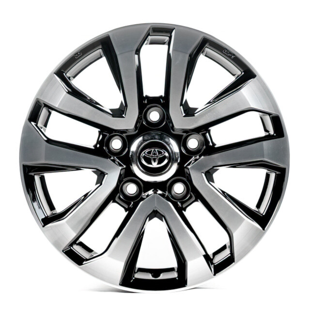 Литі диски Replica Toyota (TY706) R18 W8.5 PCD5x150 ET58 DIA110.1 (black machined face)
