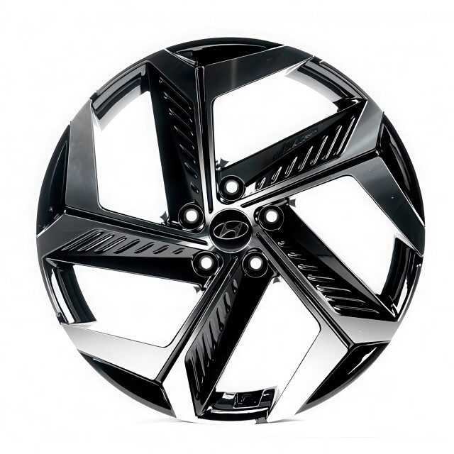 Hyundai (HND1926) gloss black machined face Литі диски Replica Hyundai (HND1926) R19 W7.5 PCD5x114.3 ET51 DIA67.1 (gloss black machined face)