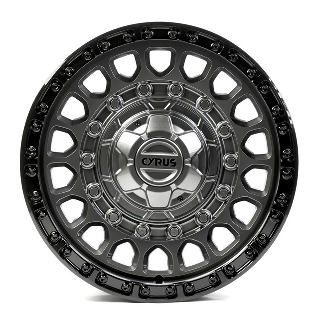 Литі диски Off Road Wheels OW1908-9 R17 W8.5 PCD6x139.7 ET50 DIA110.1 (anthracite black lip)